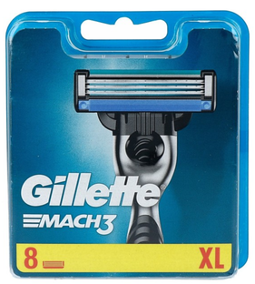 Gillette Mach3 Scheermesjes XL 8ST Gillette Mach3 Scheermesjes XL 8ST