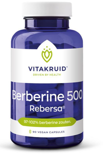 Vitakruid Berberine 500 Rebersa® 97-102% berberine zouten 90VCP Vitakruid Berberine 500 Rebersa® 97-102% berberine zouten 90VCP