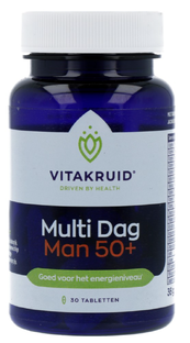 Vitakruid Multi Dag Man 50+ 100% Vegan 30TB Vitakruid Multi Dag Man 50+ 100% Vegan 30TB