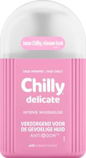 Chilly Delicate Intieme Wasemulsie Pomp 200ML Chilly Delicate Intieme Wasemulsie Pomp 200ML
