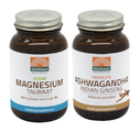 Mattisson HealthStyle - Vegan Magnesium Tauraat Capsules en Ashwagandha Tabletten - 2 Stuks