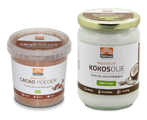 Mattisson HealthStyle - Biologische Cacao Poeder en Biologische Kokosolie - 2 Stuks