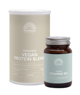 Mattisson HealthStyle Blend Protein en Vitamine B12 Combi Set 2 Stuks Mattisson HealthStyle Blend Protein en Vitamine B12 Combi Set 2 Stuks