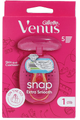 Gillette Venus Snap Smooth Extra 1 Mini-handvat Met 1 Navulmesje 1ST