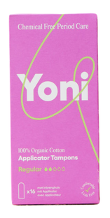 Yoni Applicator Tampons Regular 16ST Yoni Applicator Tampons Regular 16ST