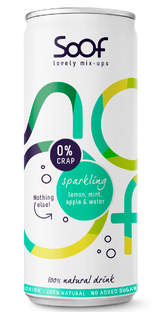 Soof Drink Sparkling Citroen, Munt, Appel & Water 250ML Soof Drink Sparkling Citroen, Munt, Appel & Water 250ML