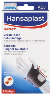 Hansaplast sport Verstelbare Polsbandage Neopreen 1ST  Hansaplast sport Verstelbare Polsbandage Neopreen 1ST