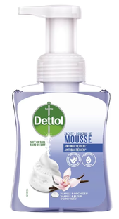 Dettol Orchidee & Vanille Zachte Mousse Antibacteriële Handzeep 250ML Dettol Orchidee & Vanille Zachte Mousse Antibacteriële Handzeep 250ML