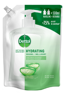 Dettol Refill Handzeep Hydrating Aloe Vera 500ML Dettol Refill Handzeep Hydrating Aloe Vera 500ML