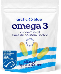 Artic Blue Arctic Blue Omega 3 Visolie met Vitamine D - High Dose 30CP