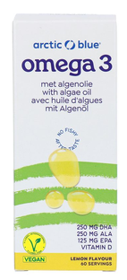 Arctic Blue Omega 3 - met algenolie 150ML Arctic Blue Omega 3 - met algenolie 150ML