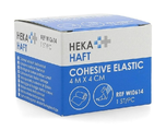 van Heek Heka Haft Klevend Elastisch Windsel 4mx4cm 1ST van Heek Heka Haft Klevend Elastisch Windsel 4mx4cm 1ST