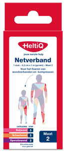 HeltiQ Netverband - maat 2 1ST  HeltiQ Netverband - maat 2 1ST
