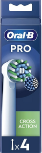 Oral-B Pro Cross Action Opzetborstels 4ST Oral-B Pro Cross Action Opzetborstels 4ST