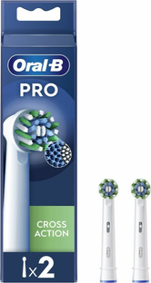 Oral-B Pro Opzetborstel Cross Action 2ST Oral-B Pro Opzetborstel Cross Action 2ST