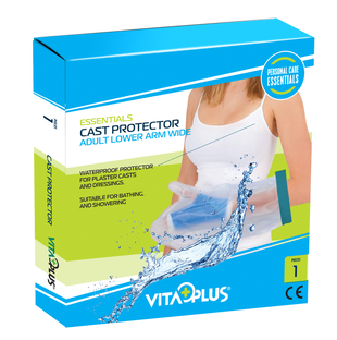 Vitaplus Essentials Cast Protector Adult Lower Arm Wide 1ST Vitaplus Essentials Cast Protector Adult Lower Arm Wide 1ST