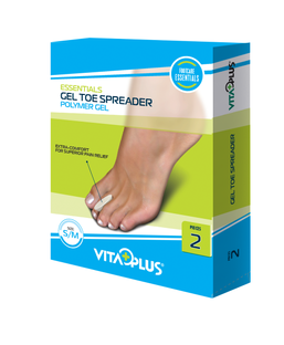 Vitaplus Essentials Gel Toe Spreader maat S/M 2ST Vitaplus Essentials Gel Toe Spreader maat S/M 2ST
