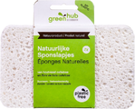 GreenHub Natuurlijke Sponslapjes 2ST