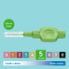 TePe Interdentale Rager Original Groen 0,8mm 6ST 72935