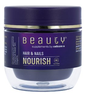 CellCare Beauty Supplements Hair & Nails Nourish Capsules 60CP