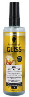 Schwarzkopf Gliss Kur Oil Nutritive Anti-Klit Spray 200ML Schwarzkopf Gliss Kur Oil Nutritive Anti-Klit Spray 200ML