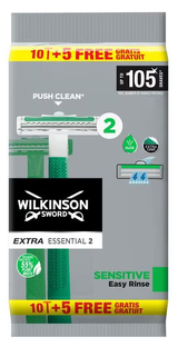 Wilkinson Extra Essential 2 Wegwerpmesjes 15ST Wilkinson Extra Essential 2 Wegwerpmesjes 15ST