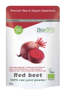 Biotona Red Beet 100% Raw Juice Powder 150GR Biotona Red Beet 100% Raw Juice Powder 150GR