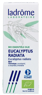 Ladrôme Eucalyptus Radiata Olie Bio 10ML Ladrôme Eucalyptus Radiata Olie Bio 10ML