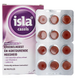 Isla Cassis Keelpastilles 60ST Verpakking met pastille strip ernaast