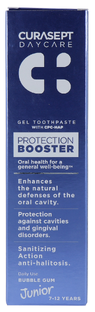 Curasept Daycare Protection Booster Gel Toothpaste Junior - Bubble Gum 50ML 