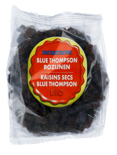 Horizon Blue Thompson Rozijnen Bio 250GR Horizon Blue Thompson Rozijnen Bio 250GR