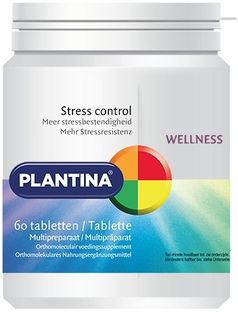 Plantina Wellness Stress Control Tabletten 60TB Plantina Wellness Stress Control Tabletten 60TB
