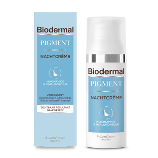 Biodermal Pigment Nachtcrème met Niacinamide & Hyaluronzuur 50ML Biodermal Pigment Nachtcrème met Niacinamide & Hyaluronzuur 50ML