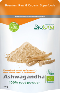 Biotona Ashwagandha 100% Root Powder 150GR