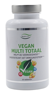 Nutrivian Vegan Multi Totaal Tabletten 30TB Nutrivian Vegan Multi Totaal Tabletten 30TB
