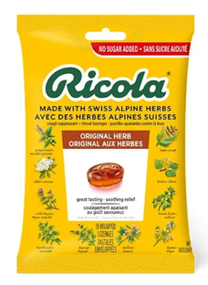Ricola Original Herbs Suikervrij Zak 75GR Ricola Original Herbs Suikervrij Zak 75GR