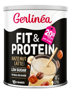 Gerlinéa Fit & Protein Shake Hazelnut Latte 340GR Gerlinéa Fit & Protein Shake Hazelnut Latte 340GR
