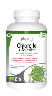 Physalis Chlorella + Spirulina Tabletten 500TB