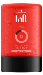 Schwarzkopf Taft V12 Styling Gel Hold 12/15 300ML Schwarzkopf Taft V12 Styling Gel Hold 12/15 300ML