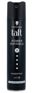 Schwarzkopf Taft Hairspray Power Invisible 250ML Schwarzkopf Taft Hairspray Power Invisible 250ML