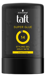 De Online Drogist Schwarzkopf Taft Super Glue Styling Gel Hold 14/15 300ML aanbieding