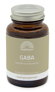 Mattisson HealthStyle GABA 1000mg Tabletten 60TB Mattisson HealthStyle GABA 1000mg Tabletten 60TB