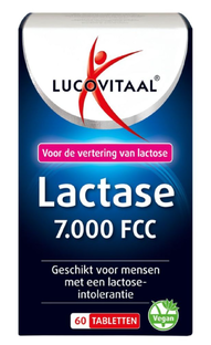 Lucovitaal Lactase 7.000 FCC Tabletten 60TB Lucovitaal Lactase 7.000 FCC Tabletten 60TB