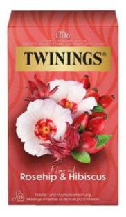 Twinings Floral Rosehip & Hibiscus Thee 20ZK 