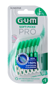GUM Soft Picks Pro Large Ragers 30ST GUM Soft Picks Pro Large Ragers 30ST