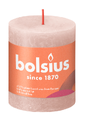 Bolsius Rustiek Stompkaars Misty Pink  80/68 1ST Bolsius Rustiek Stompkaars Misty Pink  80/68 1ST