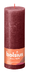 Bolsius Rustiek Stompkaars Red Velvet 190/68 1ST  Bolsius Rustiek Stompkaars Red Velvet 190/68 1ST