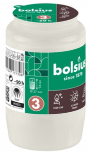 Bolsius Herdenkingslicht nr. 3 Wit 1ST Bolsius Herdenkingslicht nr. 3 Wit 1ST