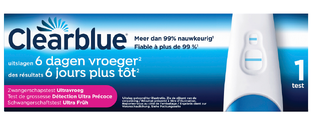 Clearblue Zwangerschapstest Ultravroeg 1ST Clearblue Zwangerschapstest Ultravroeg 1ST