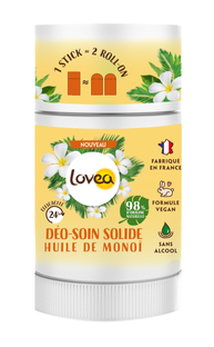 Lovea Solid Deostick Care Monoi Olie 50GR Lovea Solid Deostick Care Monoi Olie 50GR